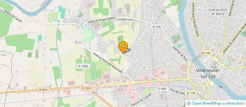 localisation de l'entreprise MONSIEUR JEAN CREUSOT  BIAS