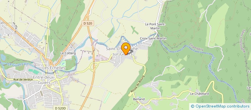 localisation de l'entreprise MONSIEUR JEAN-CRHISTOPHE JAY  SAINT-CHRISTOPHE-SUR-GUIERS