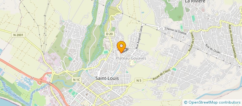 localisation de l'entreprise MONSIEUR JEAN CRODIER à SAINT-LOUIS