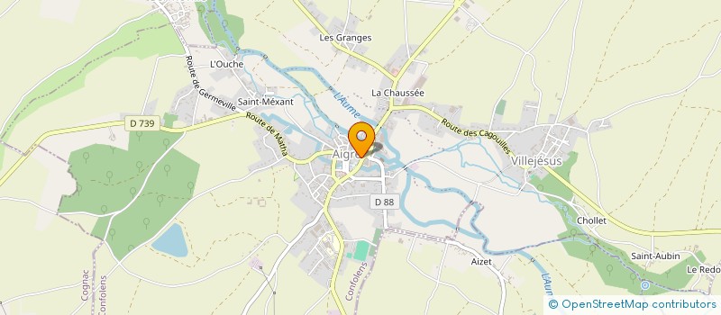localisation de l'entreprise MONSIEUR JEAN CROIZARD à AIGRE