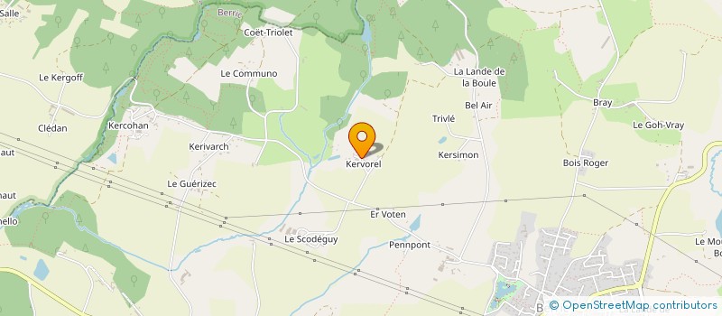 localisation de l'entreprise MONSIEUR JEAN CROLAS à BERRIC