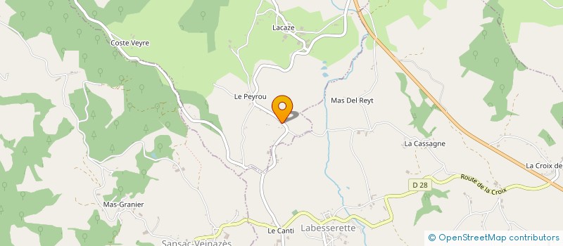 localisation de l'entreprise MONSIEUR JEAN CROUTES à MONTSALVY
