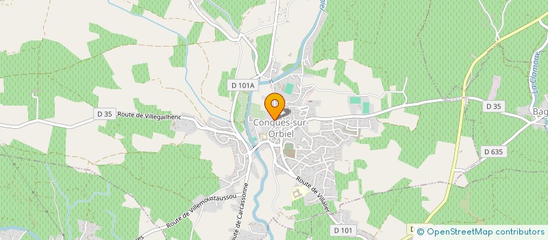 localisation de l'entreprise MONSIEUR JEAN CROUZET à CONQUES-SUR-ORBIEL