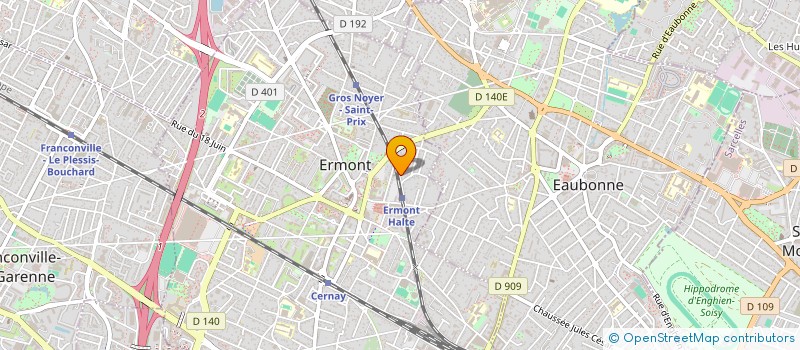 localisation de l'entreprise MONSIEUR JEAN CROUZIER  ERMONT