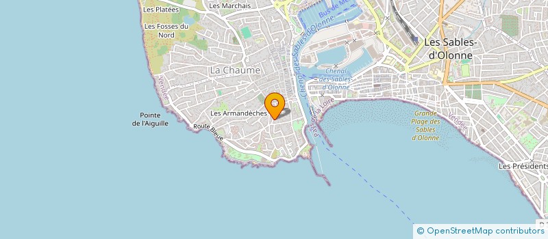 localisation de l'entreprise MONSIEUR JEAN CROUZILLE à LES SABLES D'OLONNE