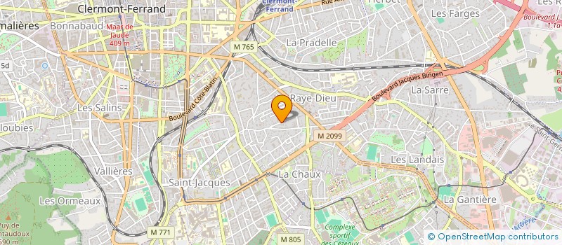 localisation de l'entreprise MONSIEUR JEAN CROZATIER à CLERMONT-FERRAND