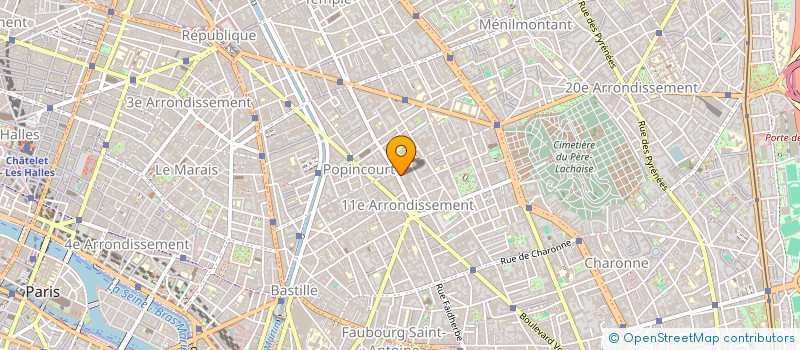 localisation de l'entreprise MONSIEUR JEAN CROZIER  PARIS