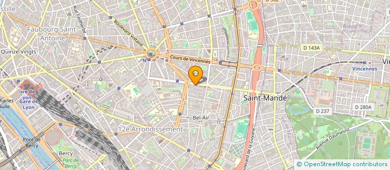 localisation de l'entreprise MONSIEUR JEAN CRUAUT  PARIS