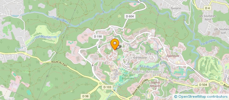 localisation de l'entreprise MONSIEUR JEAN CRUMIERE  VALBONNE