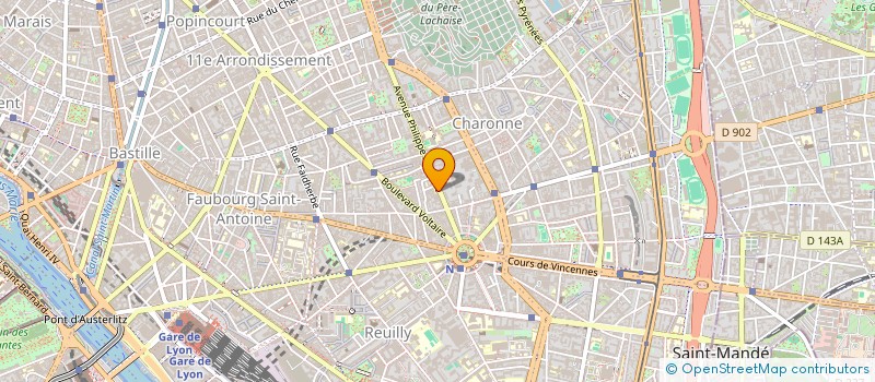 localisation de l'entreprise MONSIEUR JEAN CRUSSIERE à PARIS
