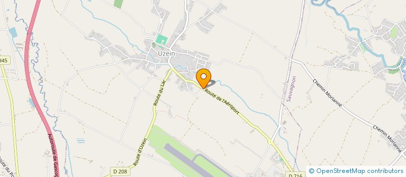 localisation de l'entreprise MONSIEUR JEAN CUEILLE  UZEIN