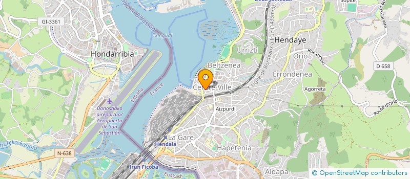 localisation de l'entreprise MONSIEUR JEAN CUESTA à HENDAYE