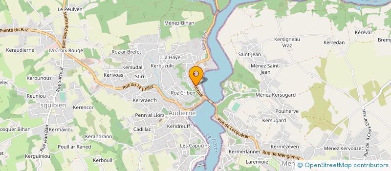 localisation de l'entreprise MONSIEUR JEAN CUISSARD  AUDIERNE