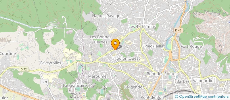 localisation de l'entreprise MONSIEUR JEAN CURE à TOULON