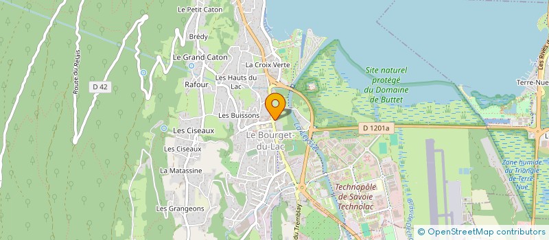 localisation de l'entreprise MONSIEUR JEAN CURRI  LE BOURGET-DU-LAC