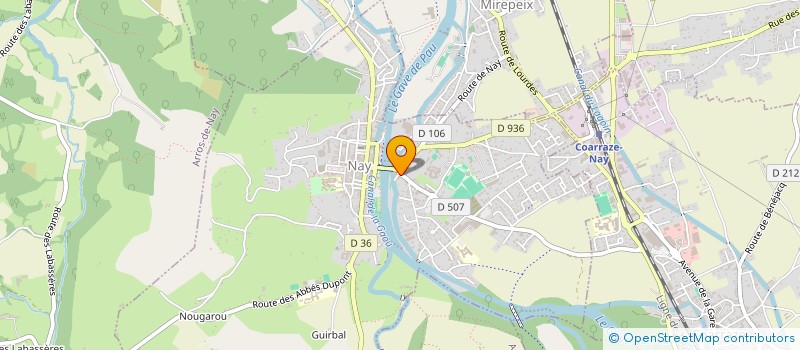 localisation de l'entreprise MONSIEUR JEAN CURTA-CABES à NAY