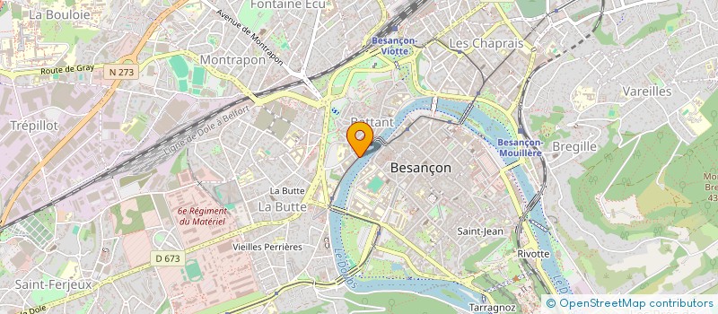 localisation de l'entreprise MONSIEUR JEAN CUSENIER à BESANCON
