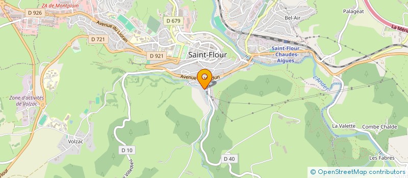 localisation de l'entreprise MONSIEUR JEAN CUSSAC à SAINT FLOUR