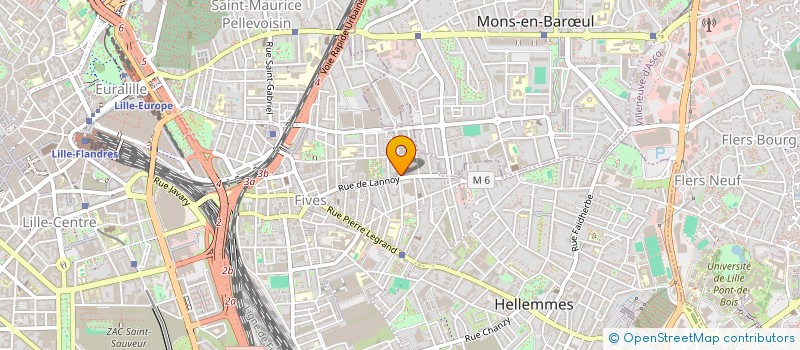 localisation de l'entreprise MONSIEUR JEAN CUVELIER à LILLE