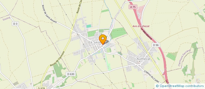 localisation de l'entreprise MONSIEUR JEAN CYRIL CHAVAROT  LA SAUVETAT