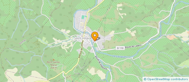 localisation de l'entreprise MONSIEUR JEAN D'AGOSTINO  SAINT-HILAIRE