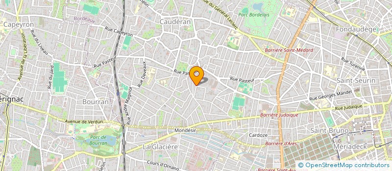 localisation de l'entreprise MONSIEUR JEAN D'HOKER à BORDEAUX