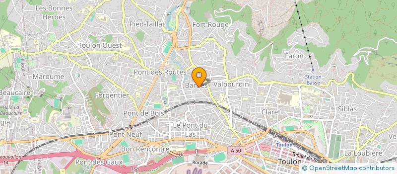 localisation de l'entreprise MONSIEUR JEAN D'ORIANO  TOULON