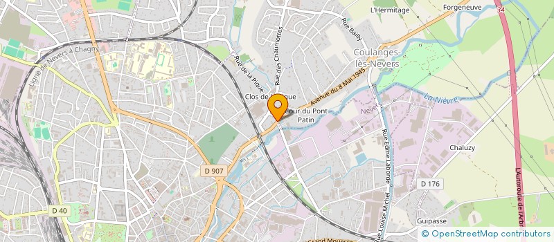 localisation de l'entreprise MONSIEUR JEAN DA ROCHA à NEVERS