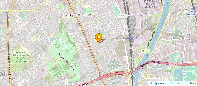 localisation de l'entreprise MONSIEUR JEAN DA SILVA à VITRY-SUR-SEINE