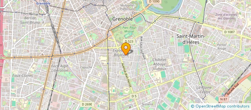 localisation de l'entreprise MONSIEUR JEAN DA SILVA  GRENOBLE