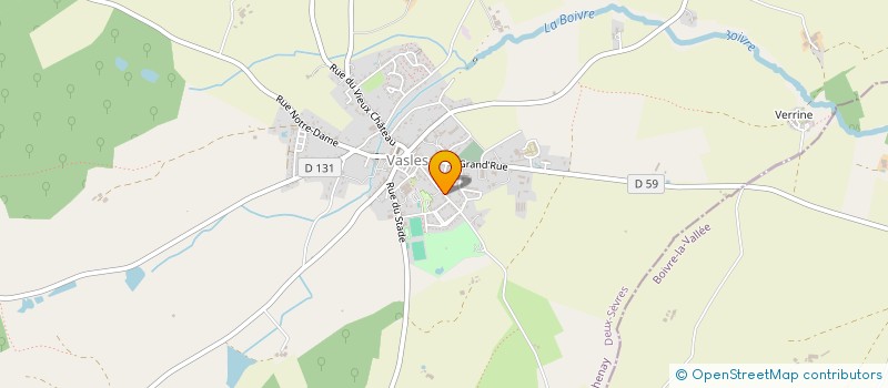 localisation de l'entreprise MONSIEUR JEAN DABIN  VASLES