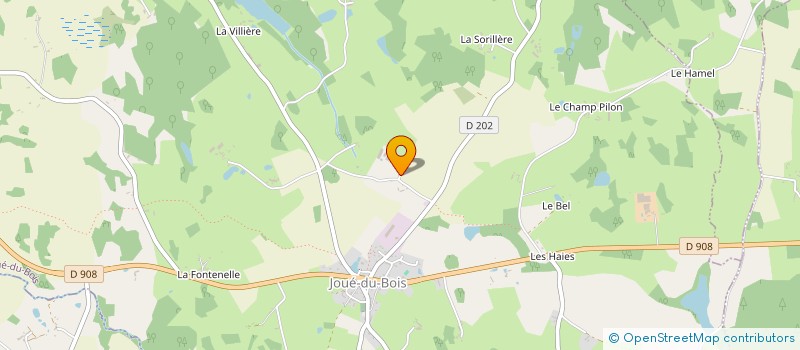 localisation de l'entreprise MONSIEUR JEAN DABOUT à JOUE DU BOIS