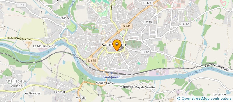 localisation de l'entreprise MONSIEUR JEAN DACROW à SAINT-JUNIEN
