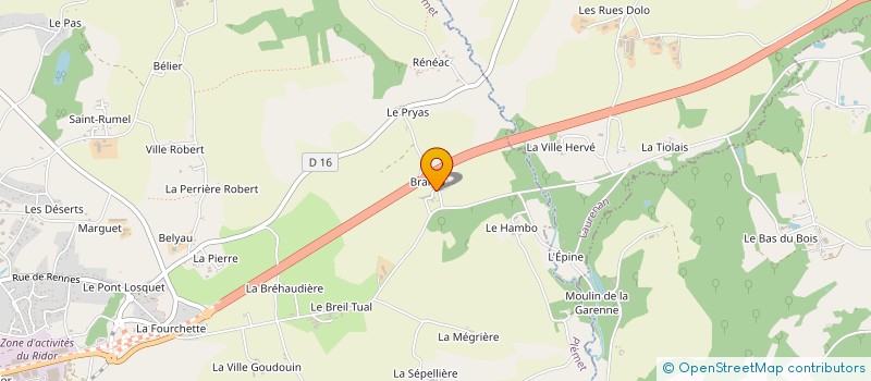 localisation de l'entreprise MONSIEUR JEAN DAGORNE à PLEMET