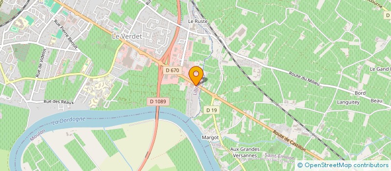 localisation de l'entreprise MONSIEUR JEAN DAGOUASSAT à LIBOURNE