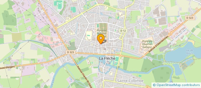 localisation de l'entreprise MONSIEUR JEAN DAKPOGAN  LA FLECHE