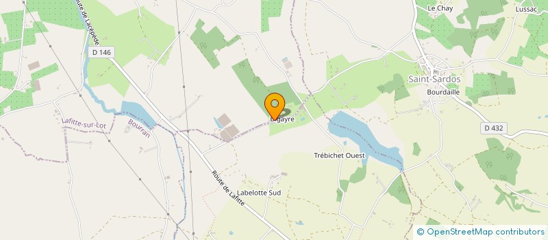 localisation de l'entreprise MONSIEUR JEAN DAL MOLIN  LAFITTE-SUR-LOT