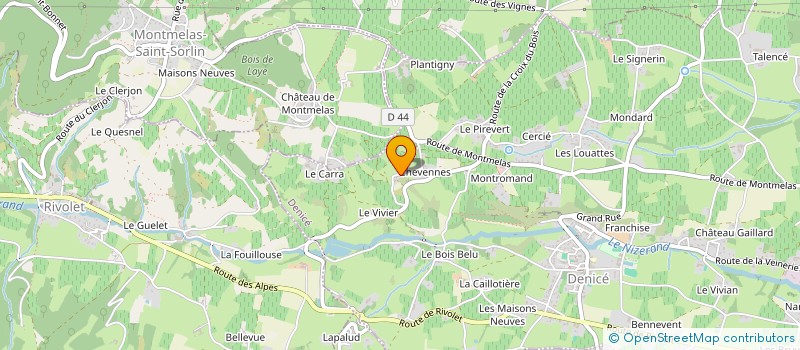 localisation de l'entreprise MONSIEUR JEAN DALBEPIERRE à DENICE
