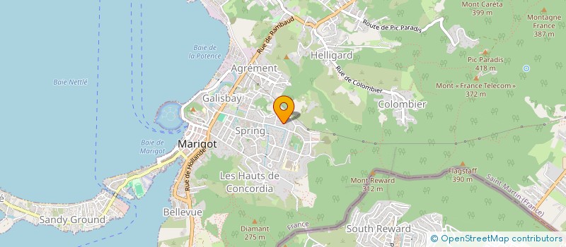 localisation de l'entreprise MONSIEUR JEAN DALCHE  SAINT MARTIN