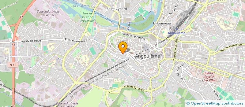 localisation de l'entreprise MONSIEUR JEAN DALLET à ANGOULEME