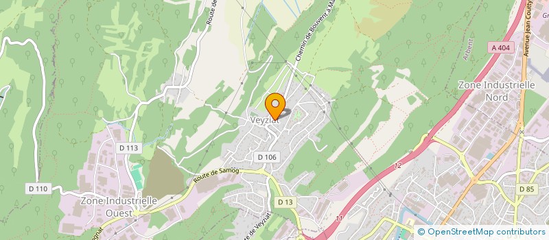 localisation de l'entreprise MONSIEUR JEAN DALMAIS à OYONNAX