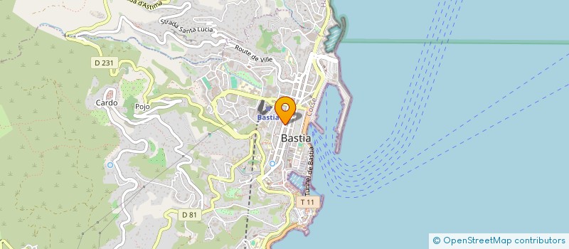 localisation de l'entreprise MONSIEUR JEAN DALMAIS à BASTIA