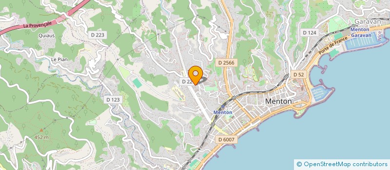 localisation de l'entreprise MONSIEUR JEAN DALMASSO à MENTON