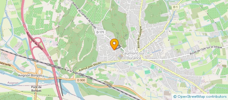 localisation de l'entreprise MONSIEUR JEAN DALMASSO  CAUMONT-SUR-DURANCE