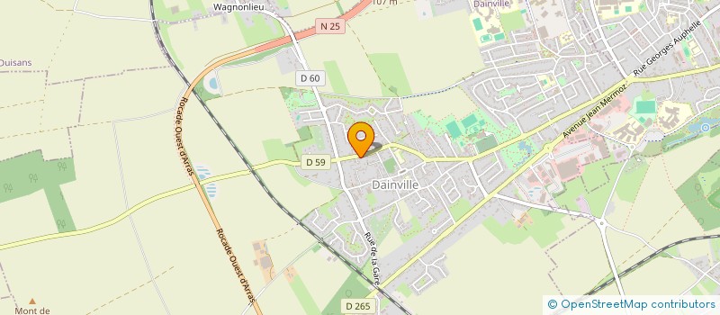 localisation de l'entreprise MONSIEUR JEAN DAMBRINE  DAINVILLE