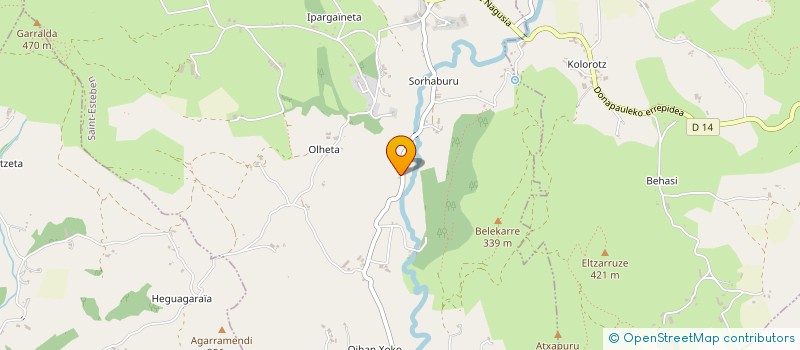 localisation de l'entreprise MONSIEUR JEAN DAMESTOY  SAINT-ESTEBEN