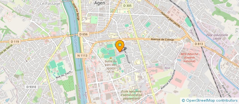 localisation de l'entreprise MONSIEUR JEAN-DAMIEN CUNY  AGEN