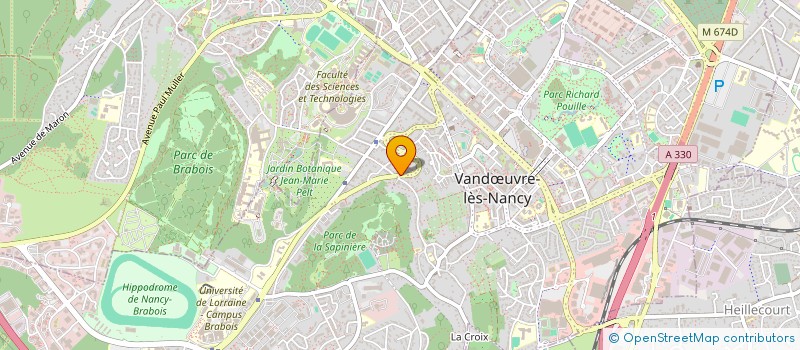 localisation de l'entreprise MONSIEUR JEAN-DAMIEN LOUIS  VANDUVRE-LES-NANCY