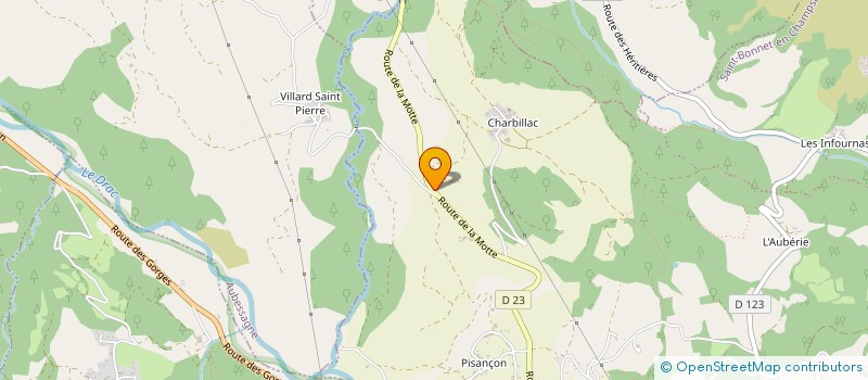 localisation de l'entreprise MONSIEUR JEAN DAMIEN MARTIN  SAINT-BONNET-EN-CHAMPSAUR