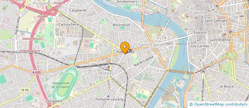 localisation de l'entreprise MONSIEUR JEAN DAMIOT  TOULOUSE